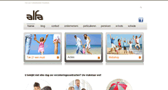 Desktop Screenshot of alfa-verzekeringsmakelaars.be
